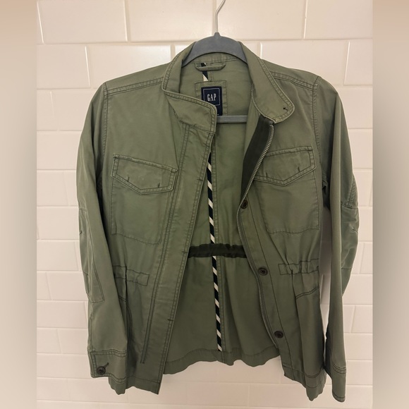 Gap Canvas Utility Jacket XS in Green - Picture 1 of 5